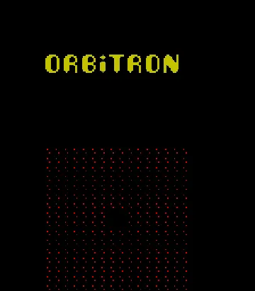 Orbitron screen shot title